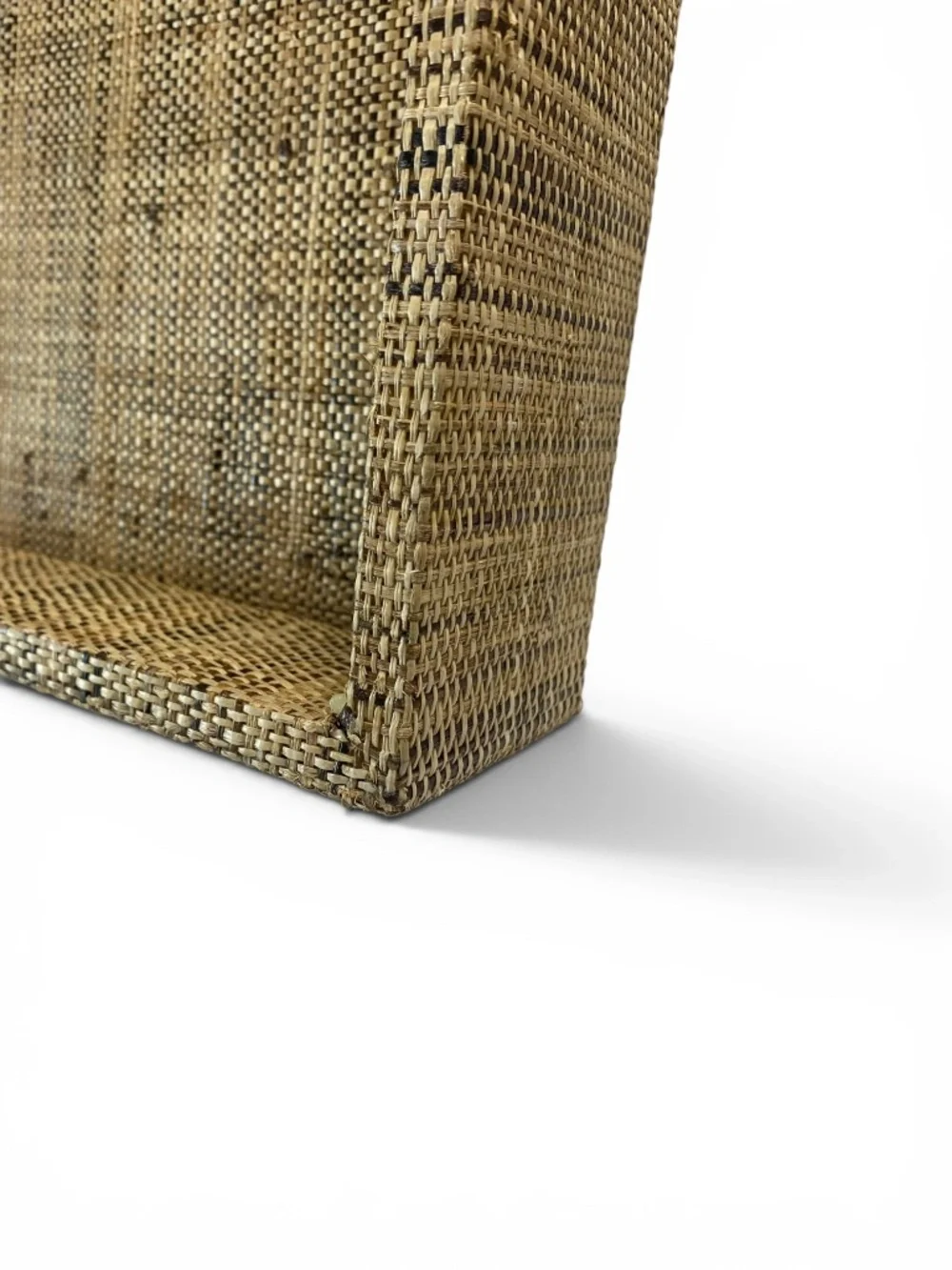 West Elm Large Raffia Wrapped Tray 28” x 18”